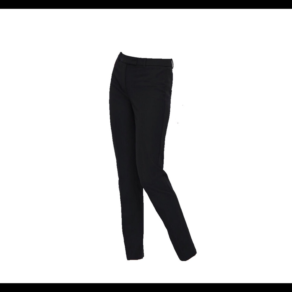 New Talbots High-Waist Straight Pant Black 8 NWT